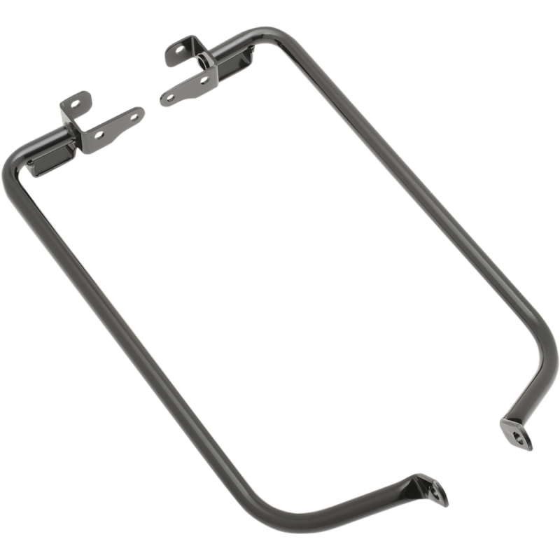 DRAG SPECIALTIES 14-19 FLHT S/BAG SUPPORTS GL/BLK S77-0148B