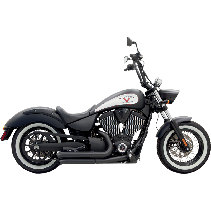 BASSANI XHAUST 06-16 VEGAS/KINGPIN PRO-ST TO 2:2 FS BK 6V23DB