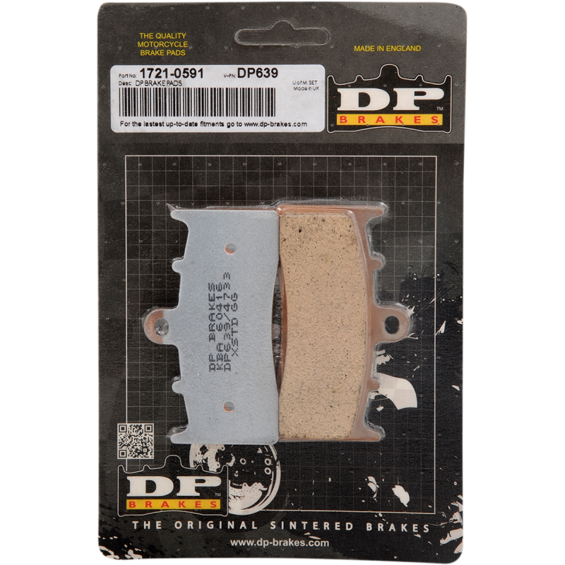 DP BRAKES DP639 STANDARD COMPOUND BRAKE PAD SET DP639