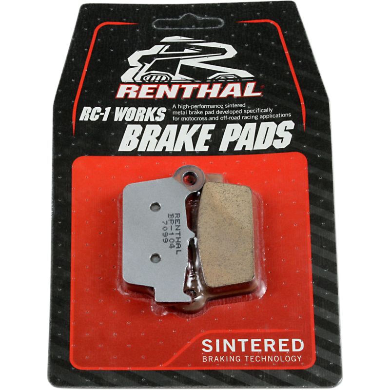 RENTHAL BP-104 RC-1 WORKS BRAKE PAD SET MX RENTHAL BP-104