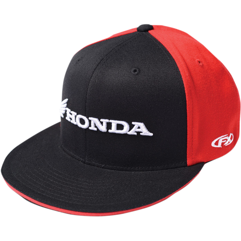 FACTORY EFFEX-APPAREL HAT HONDA HORZ BK/RD S/M 15-88340