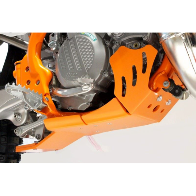 AXP RACING XTR SKIDPLATE 8MM KTM 250-300-SX-XC ORANGE AX1484