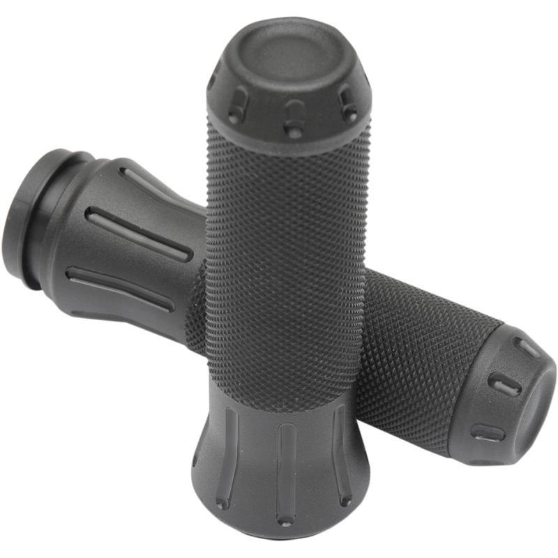 DRAG SPECIALTIES GRIPS CUSTOM 08-19 FLHT BLK STEALTH 354132