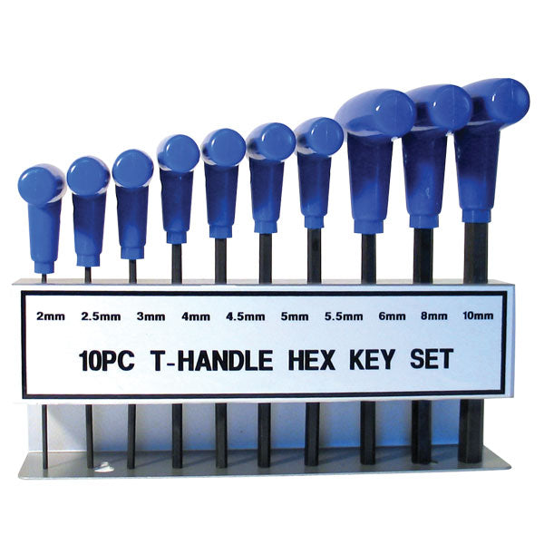 SPX T-HANDLE HEX KEY SET 2-10MM 13-0030