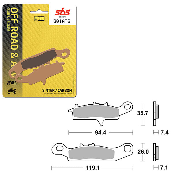 SBS SINTER BRAKE PAD 1646801