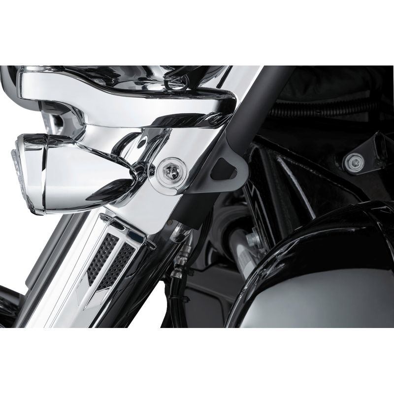CIRO LLC TIE DOWN BRACKETS FOR BATWING FAIRINGS, BLACK 66001