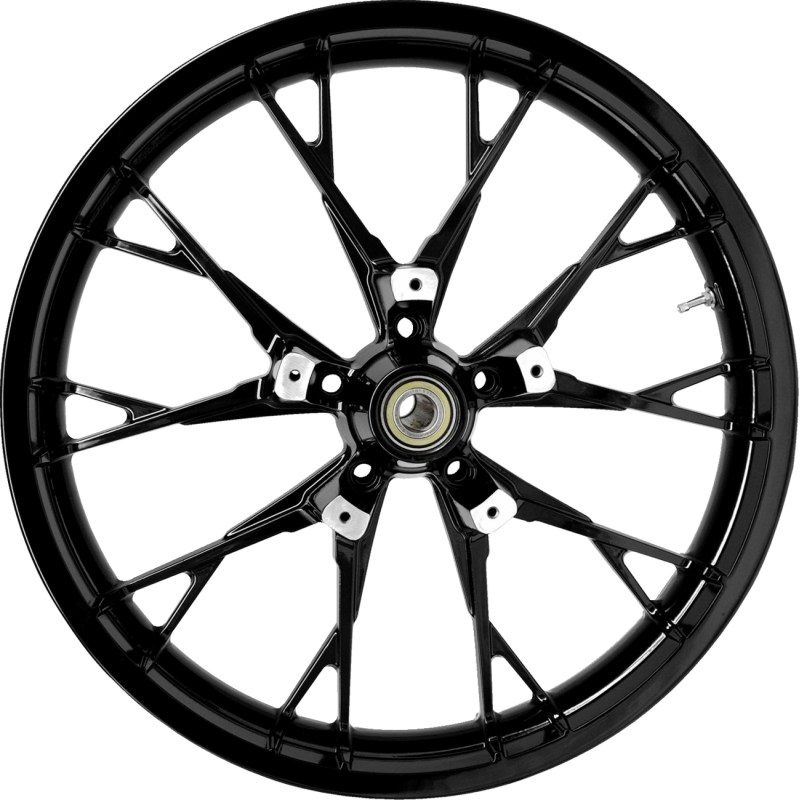 COASTAL MOTO CAST 3D MARLIN FRONT SLD BLK 21 ABS W/WO TPMS 08-22 FL 3D-MAR213SB-ABST