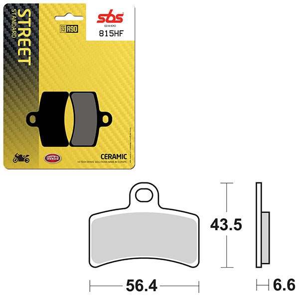 SBS ATV/UTV CERAMIC BRAKE PAD 6190815100