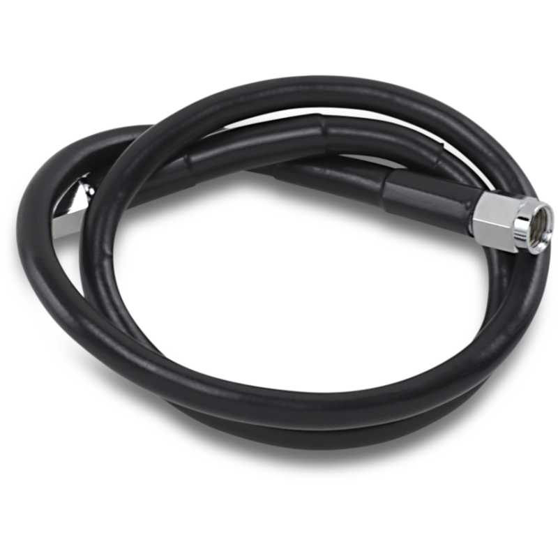 DRAG SPECIALTIES BLACK S/S BRAKE LINE 26" 826-BLK