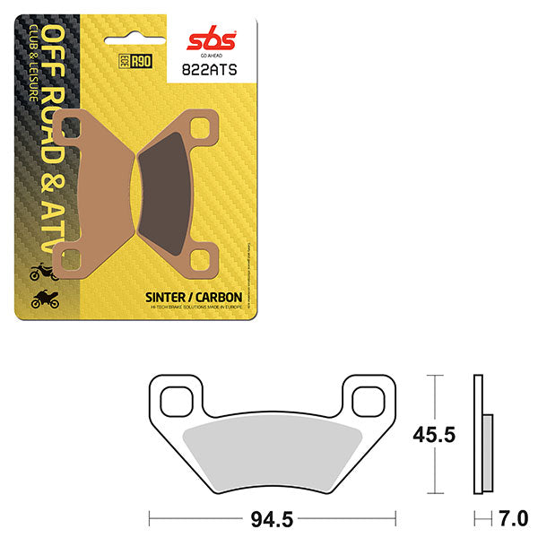 SBS SINTER BRAKE PAD 6460822100