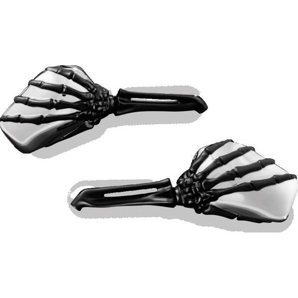 KURYAKYN HAND MIRROR SKELETON BK/CH KURYAKYN 1764