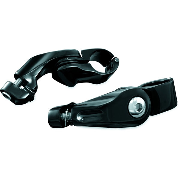 KURYAKYN ARM BACK 4" TOURTECH W/CLAMP 1-1/4" BK 7574