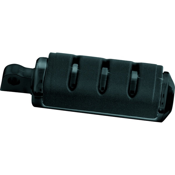 KURYAKYN FOOTPEG W/MALE ADAPTER L GLOSS BK 7561