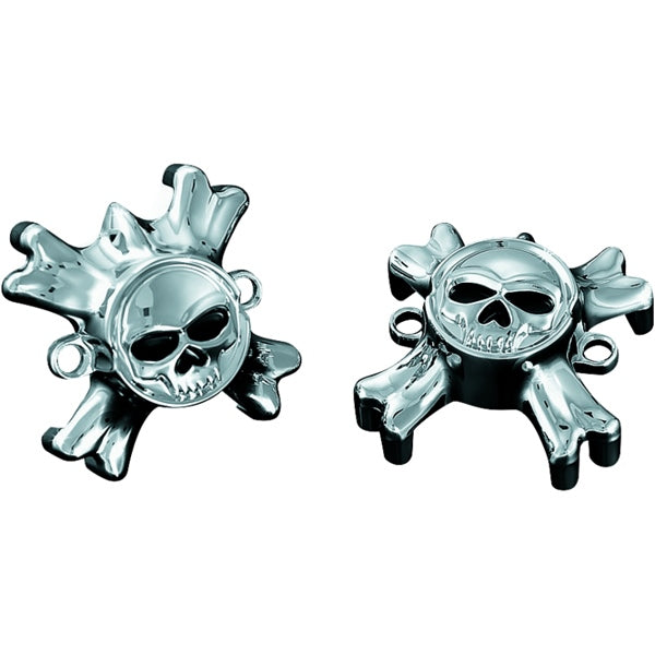 KURYAKYN GRIP EMBLEM W/THROTTLE BOSS CH 6278