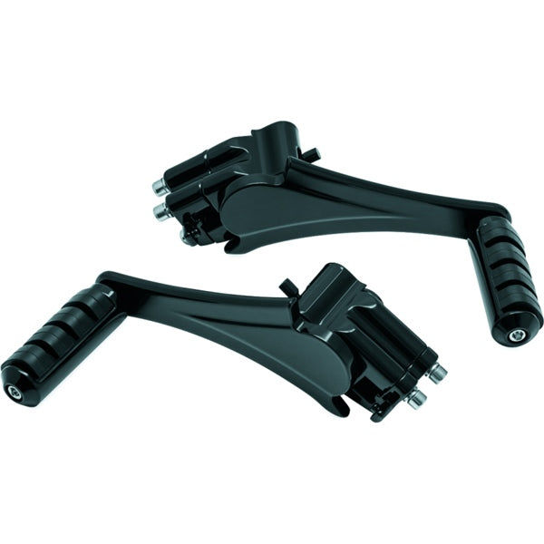 KURYAKYN FOOTPEG SMALL ISO PASSENGER ADJ BK 7059
