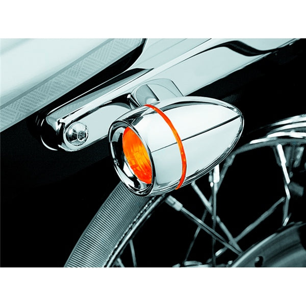 KURYAKYN BEZEL TURN SIGNAL W/AMB LENS CHRM 2108