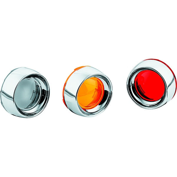 KURYAKYN BEZEL TURN SIGNAL W/SMK LENS CHRM 2107