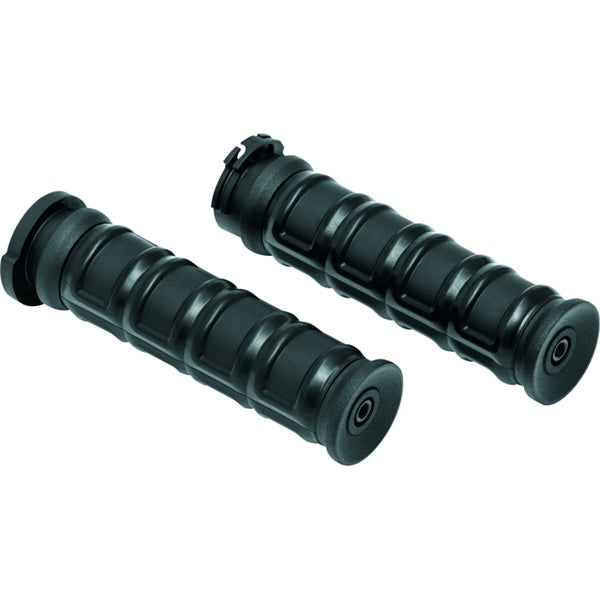KURYAKYN GRIPS DILLINGER DUAL CABLE SATIN BK 6673