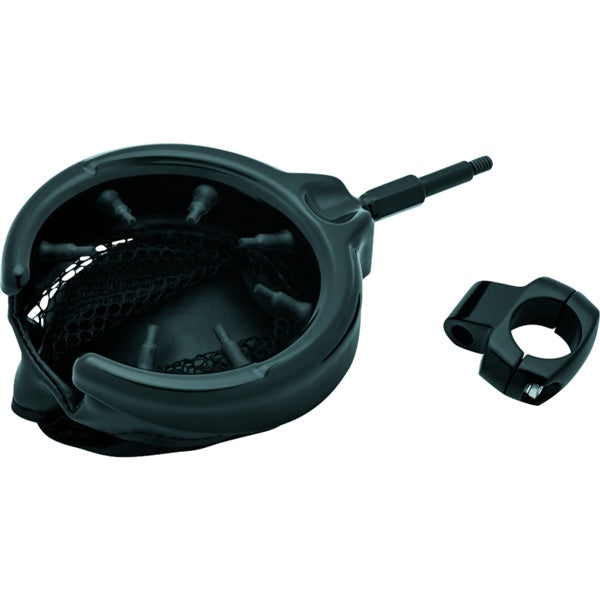 KURYAKYN DRINK HOLDER W/MOUNT 1" GLOSS BK 1729