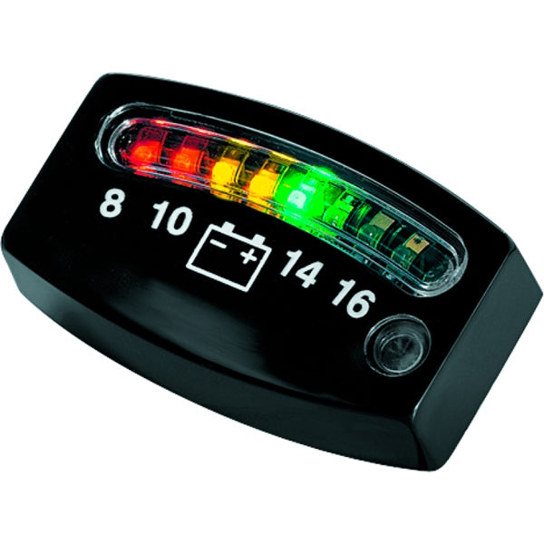 KURYAKYN BATTERY GAUGE LED UNIV BK 4218