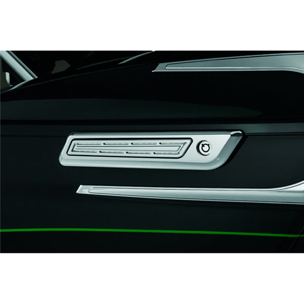 KURYAKYN SADDLEBAG HINGE ACCENT LED BK 5476