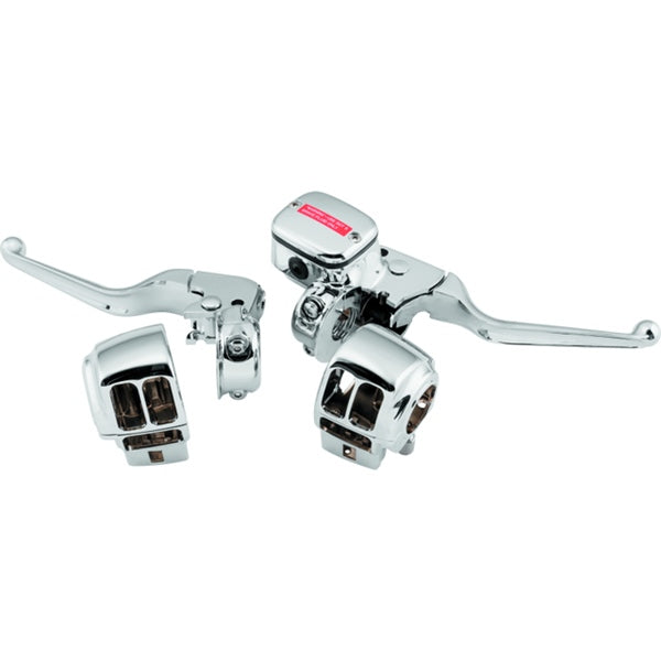 BIKER'S CHOICE HANDLEBAR CONTROL KIT CHROME HARLEY 601743