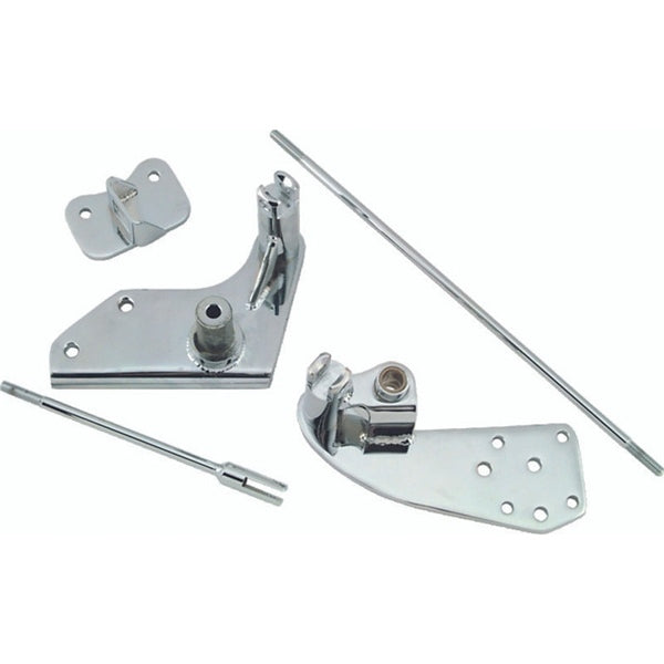 BIKER'S CHOICE CONTROL EXTENDED FORWARD KIT +3'' CHROME 489742
