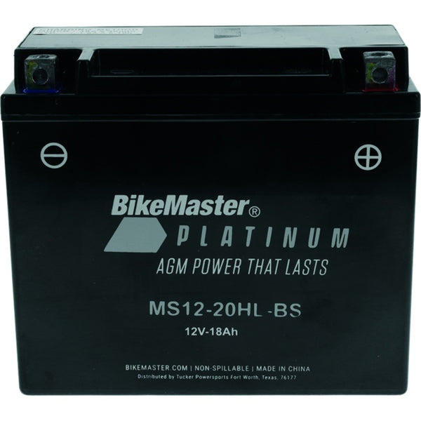 BIKEMASTER MS12-20HL-BS AGM BATTERY 780764