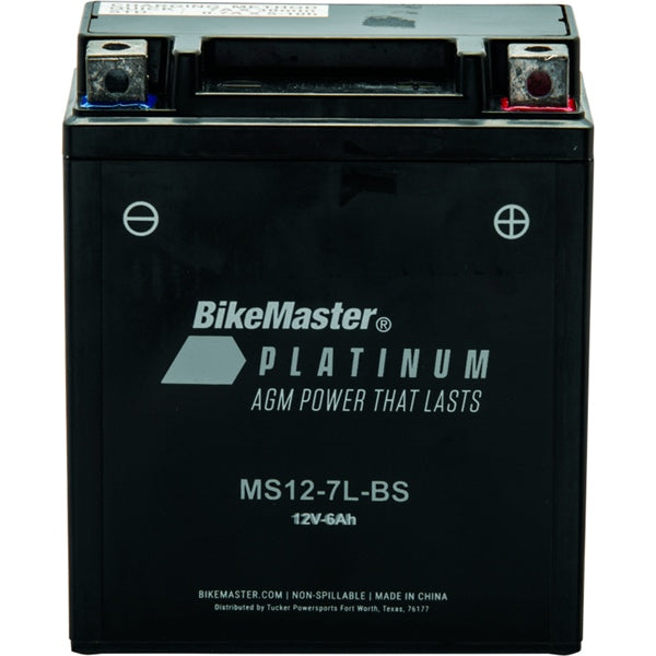BIKEMASTER MS12-7L-BS AGM BATTERY 780740