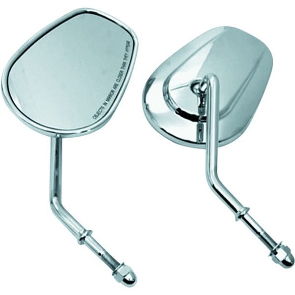 BIKER'S CHOICE MIRROR SHORT STEM CH QTY2 482008