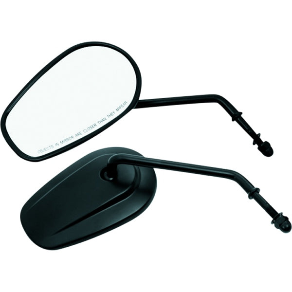 BIKER'S CHOICE MIRRORS LONG STEM BK QTY2 482007