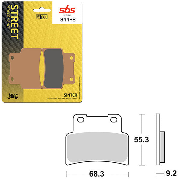 SBS PERFORMANCE HS SINTER BRAKE PAD 6250844100