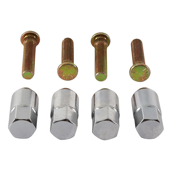 ALL BALLS WHEEL STUD AND NUT KIT FRONT 85-1107