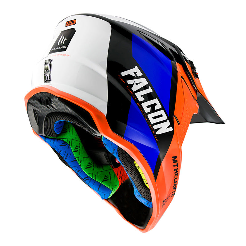 MT HELMETS FALCON WARRIOR ORANGE_FLUO L IT-221-576