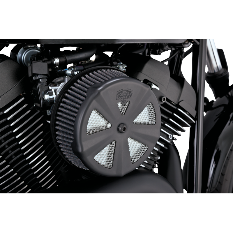 VANCE & HINES VO2 NAKED A/F SKULL CAP CROWN BLACK 71019