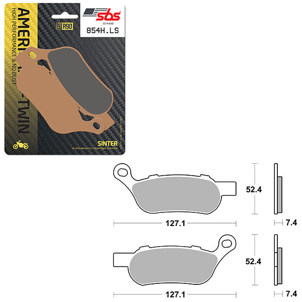 SBS HIGH PERFORMANCE & NO DUST SINTER BRAKE PAD 6560854100