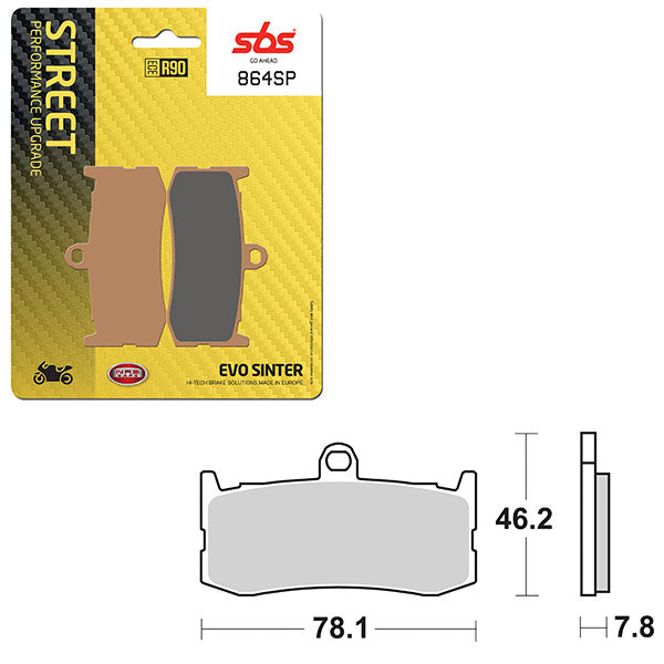 SBS SP EVO SINTER BRAKE PAD 6390864108