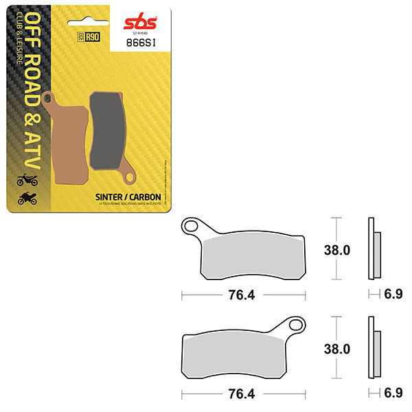 SBS ATV/UTV SINTER BRAKE PAD 6240866100