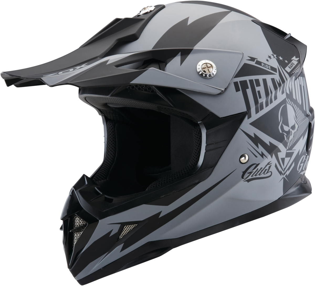 ZOX PULSE JR GLORY MATTE GREY S YM-211