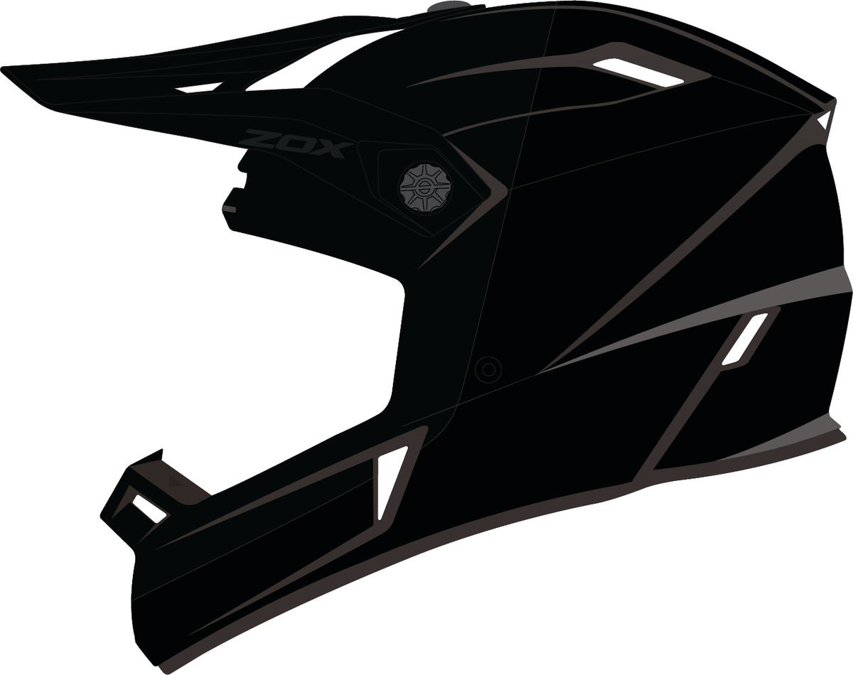 ZOX RAGE MATTE BLACK XS ST-1592