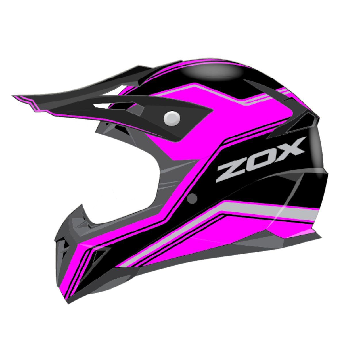 ZOX PULSE VIGOR BLACK/PINK S YM-915