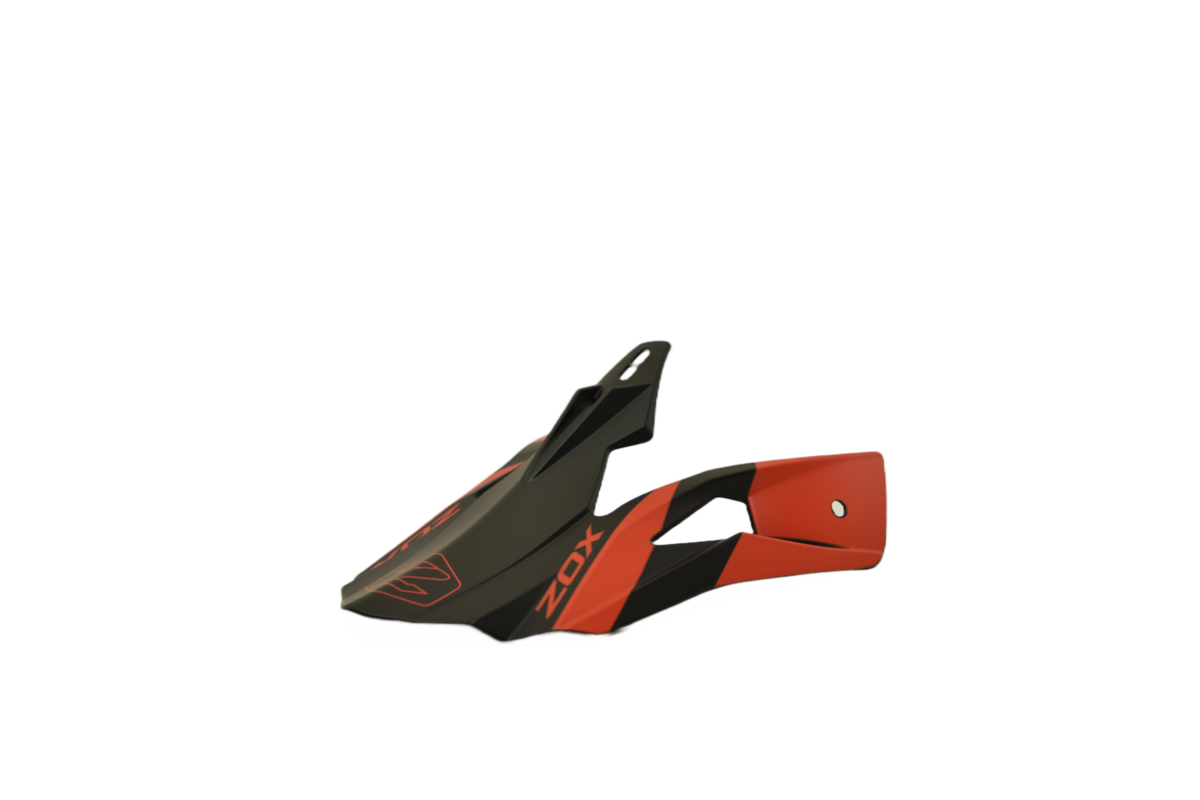 ZOX PULSE VISOR DRIFT MT BLK/DK GREY/RED YM-915