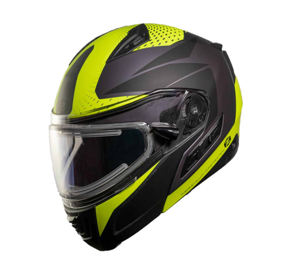 ZOX CONDOR SE PARKWAY MATTE BLK/HI-VIZ YEL L ST-11122