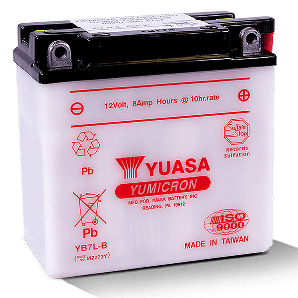 YUASA YUMICRON HIGH PERFORMANCE BATTERY YB7L-B YUAM2273Y