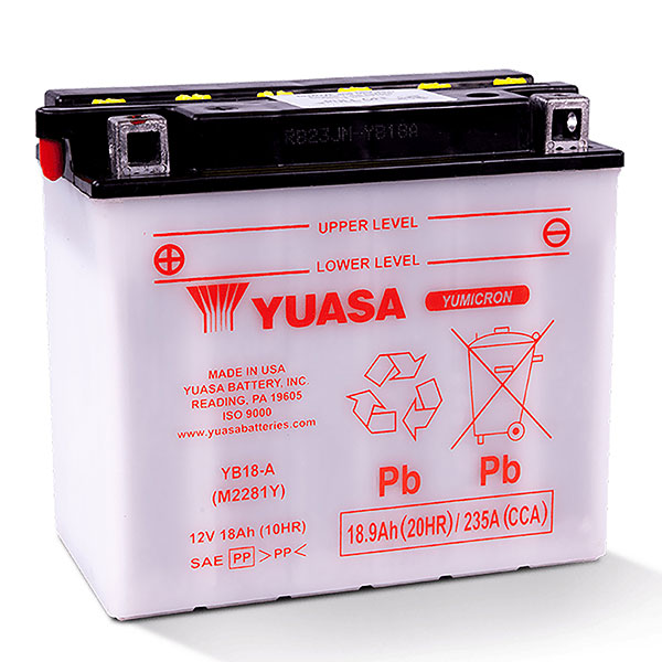 YUASA YUMICRON HIGH PERFORMANCE BATTERY YB18-A YUAM2281Y