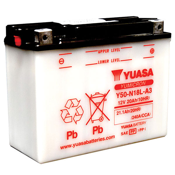 YUASA YUMICRON HIGH PERFORMANCE BATTERY Y50-N18L-A3 YUAM228A3TWN
