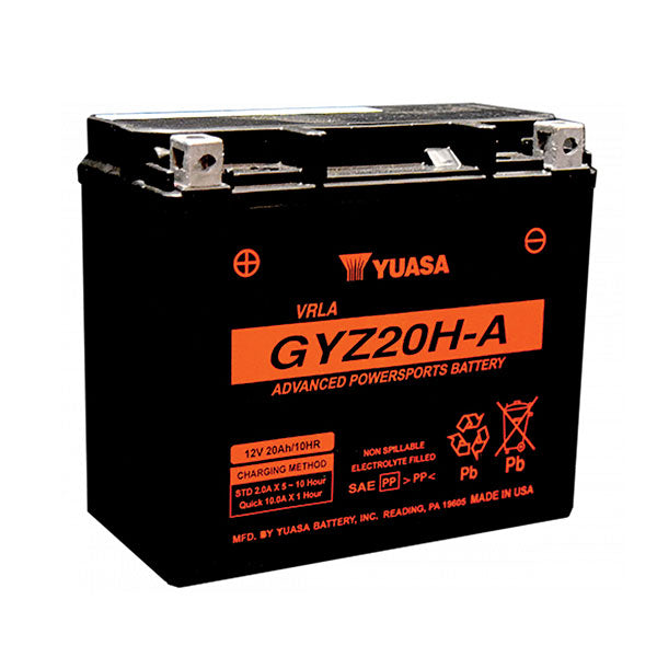 YUASA GYZ SERIES BATTERY GYZ20H-A (FA) YUAM720GHA
