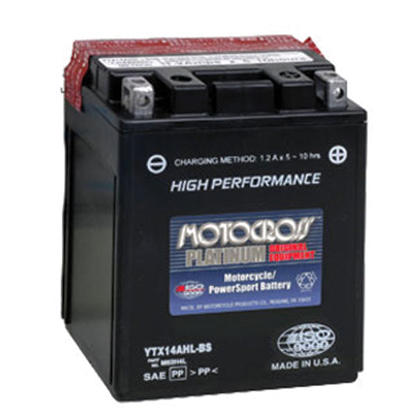 MOTOCROSS AGM HIGH PERFORMANCE BATTERY YTX14AHL-BS MOSM62H4L