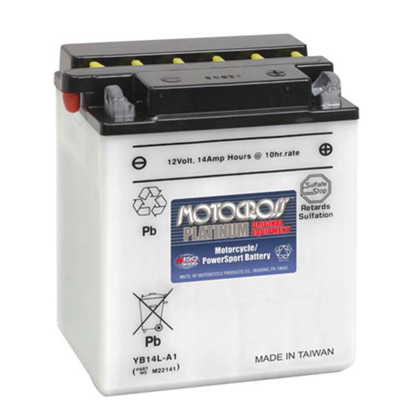 MOTOCROSS YUMICRON BATTERY YB14L-A1 YUAM22141