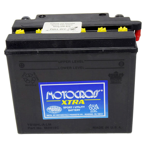MOTOCROSS YUMICRON BATTERY YB16HL-A-LM YUAM2H16C
